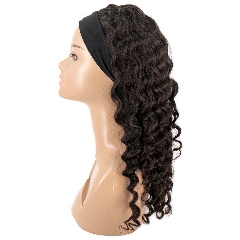 Perruque bandeau vague profonde
