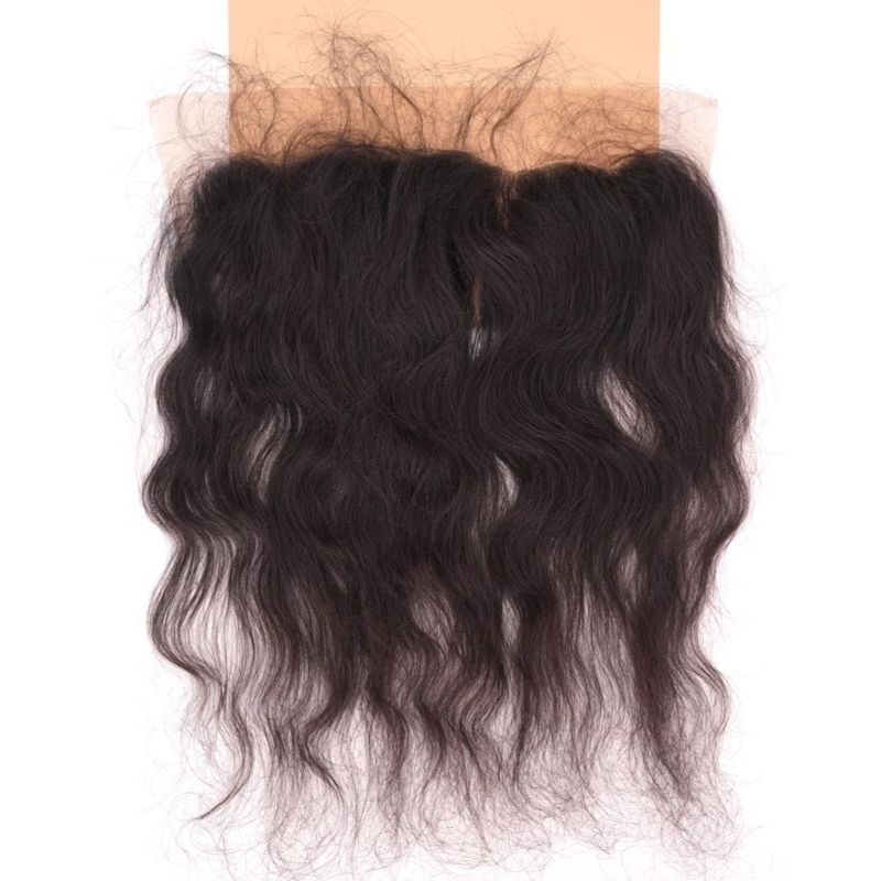 Frontal Transparent Bouclé Indien Brut