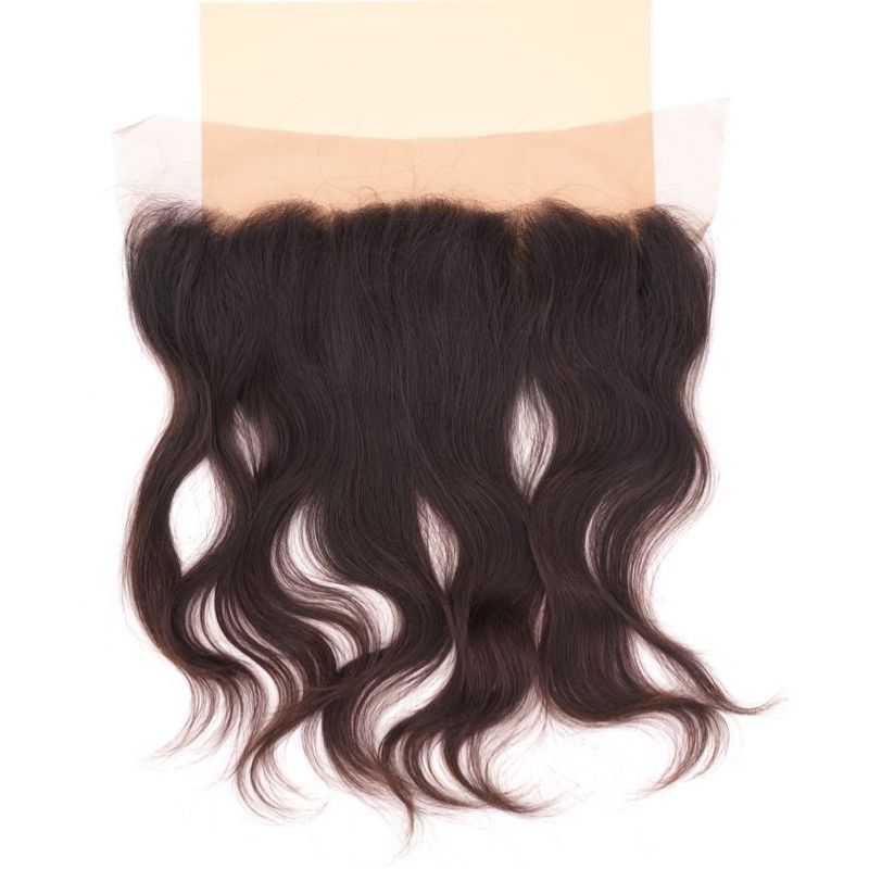 Frontal transparent ondulé indien brut
