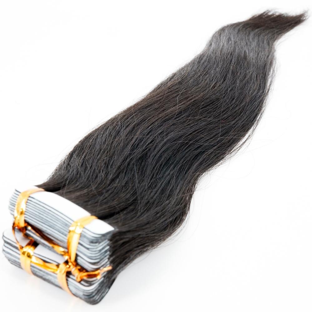 Extensions adhésives brutes droites