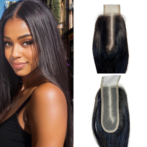 Brazilian Silky Straight Transparent 2"x6" Closure