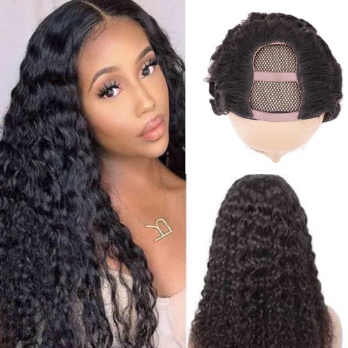 Brazilian Deep Wave U-Part Wig