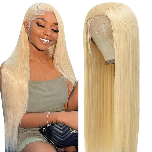 Brazilian Blonde Straight 13x4 Lace Front Wig