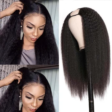 Brazilian Kinky Straight U-Part Wig