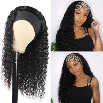 Deep Wave Headband Wig