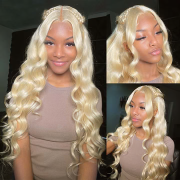 Front Lace Blonde Body Wave Wig