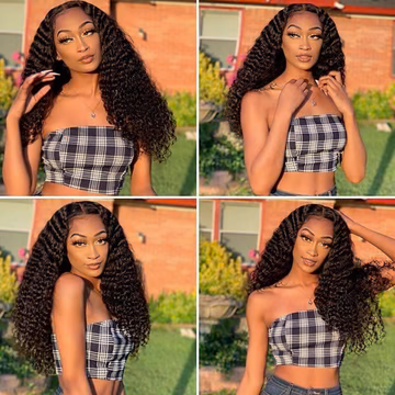 Deep Wave Transparent Closure Wig