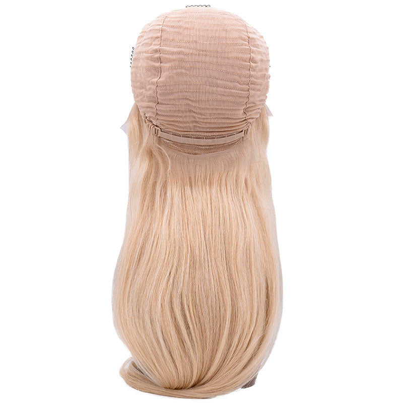 Perruque brésilienne blonde droite 13x4 Lace Front